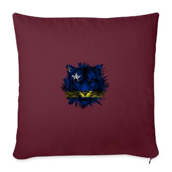 Curaçao - Housse de coussin décorative 45 x 45 cm - bordeaux - Devant