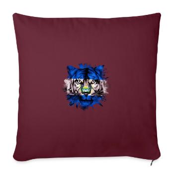 Salvador - Housse de coussin décorative 45 x 45 cm - bordeaux - Devant