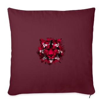 Lakota - Housse de coussin décorative 45 x 45 cm - bordeaux - Devant