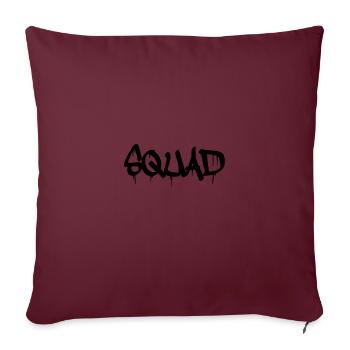squad - Sofakissenbezug 45 x 45 cm - Burgunderrot - Vorne