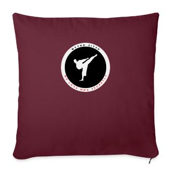 MYTHO JITSU, WE LOVE MMA SECRETLY - Housse de coussin décorative 45 x 45 cm - bordeaux - Devant