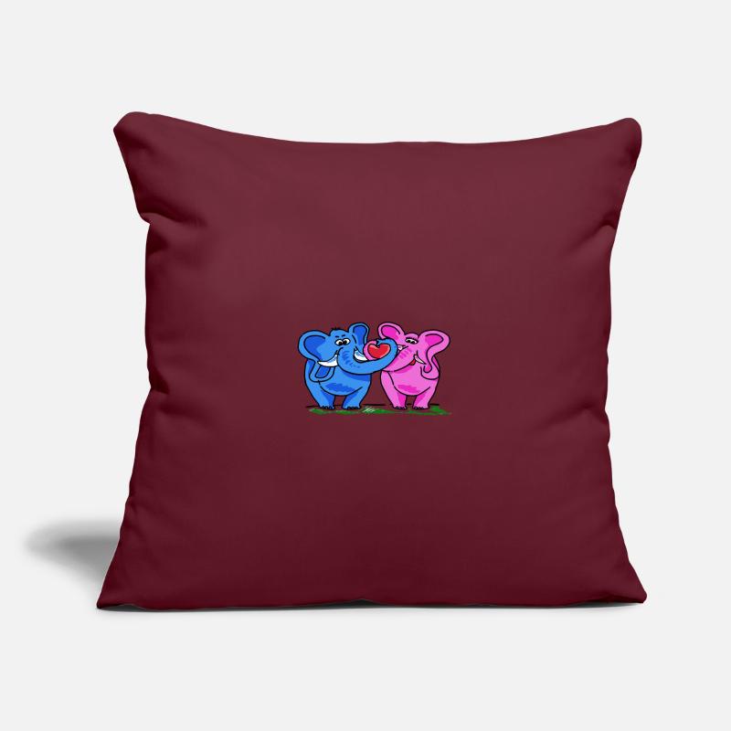 Elephant lovers Sofa pillowcase 17,3'' x 17,3'' (45 x 45 cm)