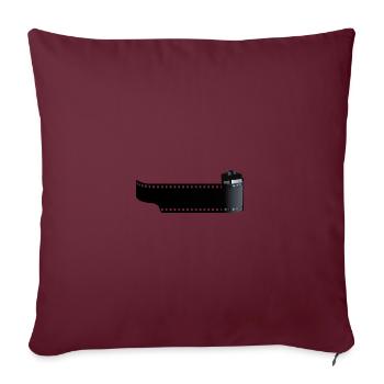 Photographic film - Sofa pillowcase 17,3'' x 17,3'' (45 x 45 cm) - burgundy - Front