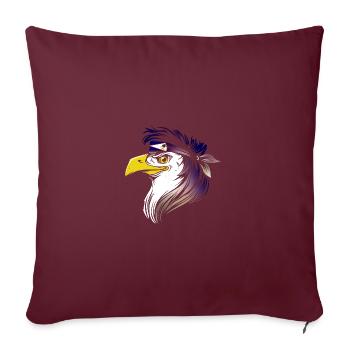 Samoa américaines - Housse de coussin décorative 45 x 45 cm - bordeaux - Devant