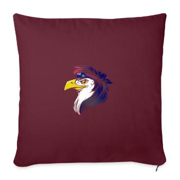 Ascension - Housse de coussin décorative 45 x 45 cm - bordeaux - Devant