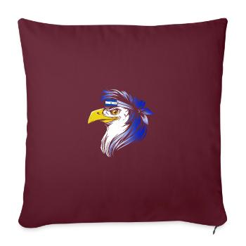 Salvador - Housse de coussin décorative 45 x 45 cm - bordeaux - Devant