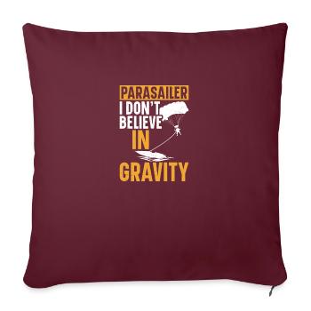 Accessoires de parachute ascensionnel Parachute ascensionnel - Housse de coussin décorative 45 x 45 cm - bordeaux - Devant