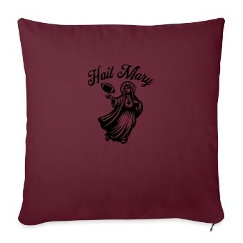 Hail Mary Football - Sofakissenbezug 45 x 45 cm - Burgunderrot - Vorne