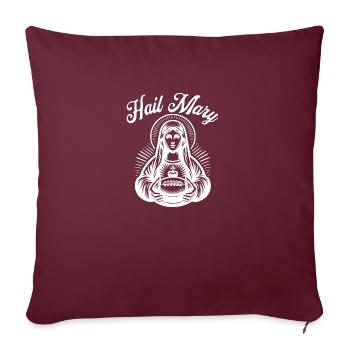 Hail Mary Football - Sofakissenbezug 45 x 45 cm - Burgunderrot - Vorne