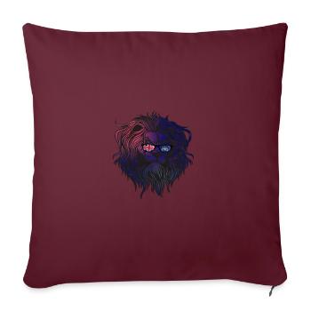 Ascension - Housse de coussin décorative 45 x 45 cm - bordeaux - Devant