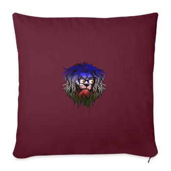 Batwa - Sofakissenbezug 45 x 45 cm - Burgunderrot - Vorne