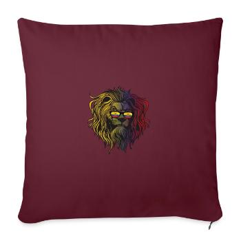 Équateur - Housse de coussin décorative 45 x 45 cm - bordeaux - Devant