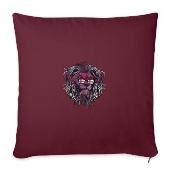 Féroé (îles) - Housse de coussin décorative 45 x 45 cm - bordeaux - Devant