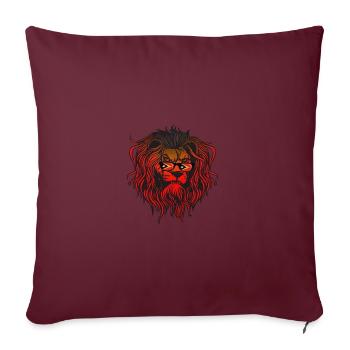 Timor oriental - Housse de coussin décorative 45 x 45 cm - bordeaux - Devant