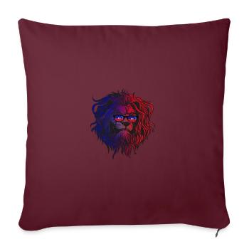 Haïti - Housse de coussin décorative 45 x 45 cm - bordeaux - Devant