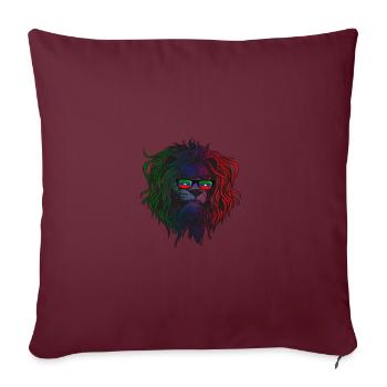 Ogaden - Housse de coussin décorative 45 x 45 cm - bordeaux - Devant