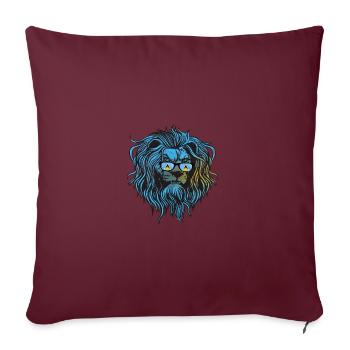 Sainte-Lucie - Housse de coussin décorative 45 x 45 cm - bordeaux - Devant