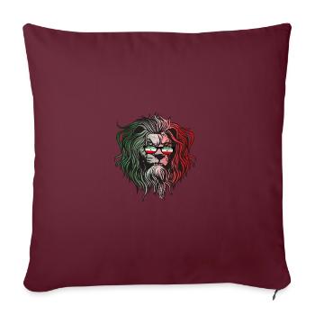 Somaliland - Housse de coussin décorative 45 x 45 cm - bordeaux - Devant