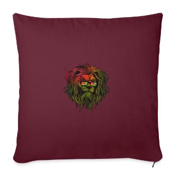 Togo - Housse de coussin décorative 45 x 45 cm - bordeaux - Devant
