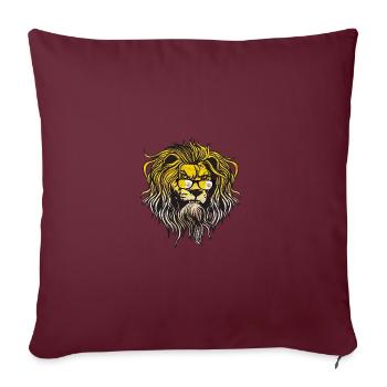 Vatican - Housse de coussin décorative 45 x 45 cm - bordeaux - Devant