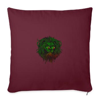 Zambie - Housse de coussin décorative 45 x 45 cm - bordeaux - Devant