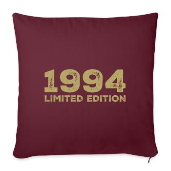Cadeau D'anniversaire Nées En 1994 Vintage 1994 - Housse de coussin décorative 45 x 45 cm - bordeaux - Devant