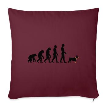 Cane Corso - Sofakissenbezug 45 x 45 cm - Burgunderrot - Vorne