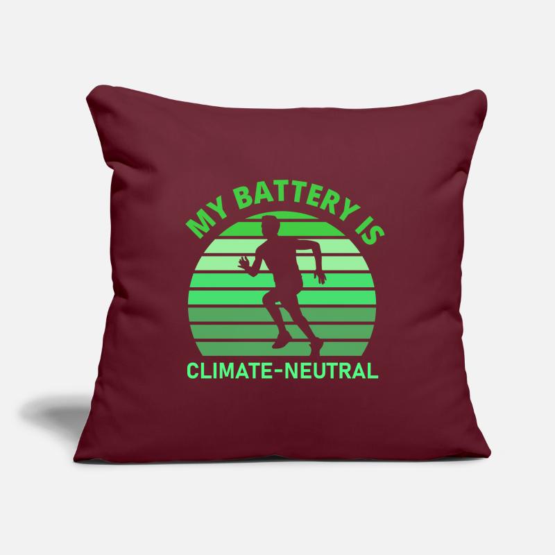 Race Jogging Climate Environment Sofa pillowcase 17,3'' x 17,3'' (45 x 45 cm)