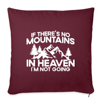 Randonnée Randonnée Cadeau de Randonnée - Housse de coussin décorative 45 x 45 cm - bordeaux - Devant