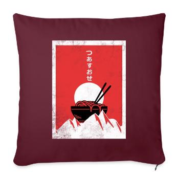 Ramen - Sofakissenbezug 45 x 45 cm - Burgunderrot - Vorne