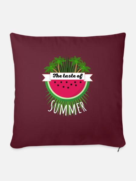 The taste of summer! - Sofakissenbezug 45 x 45 cm - Burgunderrot