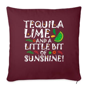 Viva Mexico 5 De Mayo Cinco De Mayo Cadeau - Housse de coussin décorative 45 x 45 cm - bordeaux - Devant