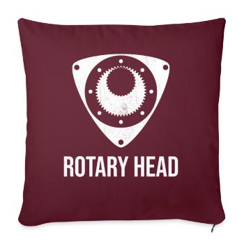 Rotary Engine Tuning Drift Rotary Head - Sofakissenbezug 45 x 45 cm - Burgunderrot - Vorne