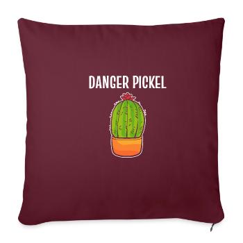 Danger Pimple Dance Chorégraphe Cadeau - Housse de coussin décorative 45 x 45 cm - bordeaux - Devant