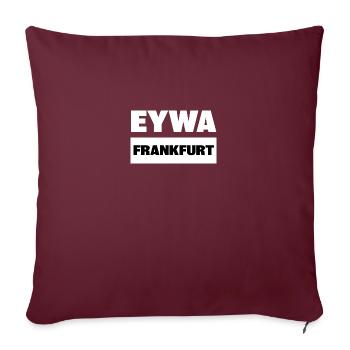 EYWA FRANKFURT - Sofakissenbezug 45 x 45 cm - Burgunderrot - Vorne