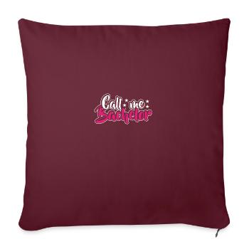 Baccalauréat Réussi Graduation Doctorat Graduation - Housse de coussin décorative 45 x 45 cm - bordeaux - Devant