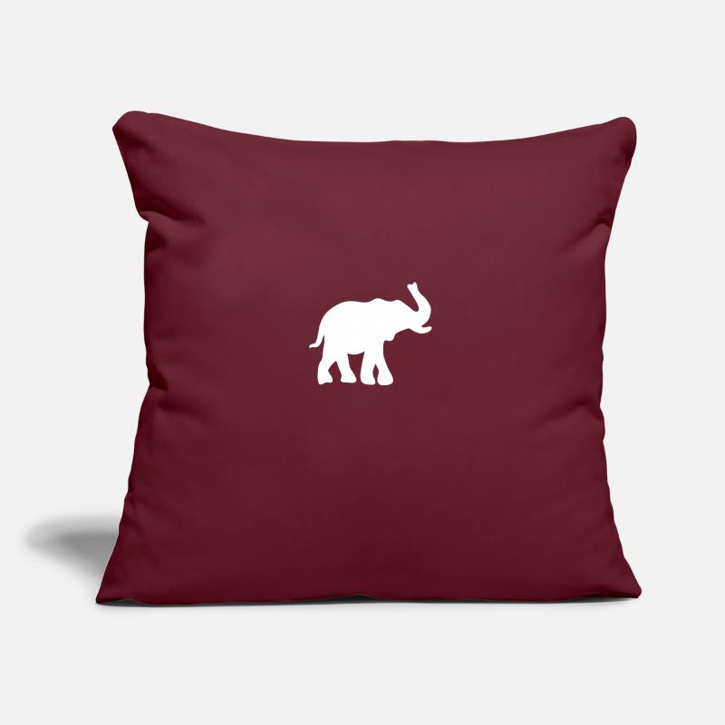 Elephant Savannah Thick-skinned Sofa pillowcase 17,3'' x 17,3'' (45 x 45 cm)