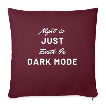 Informaticien programmeur It Coding - Housse de coussin décorative 45 x 45 cm - bordeaux - Devant