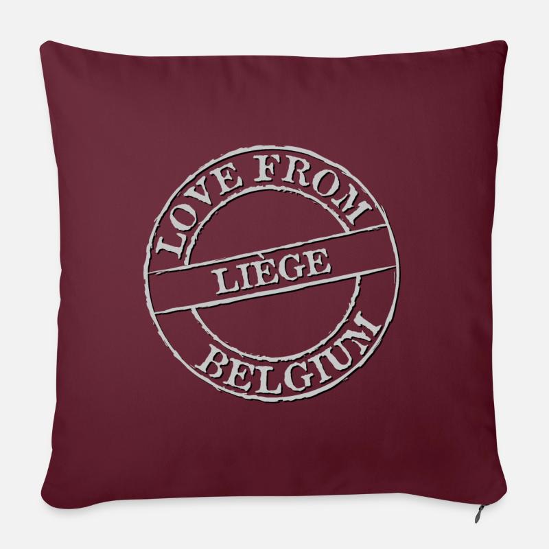 Cork - Sofa pillowcase 17,3'' x 17,3'' (45 x 45 cm) - burgundy