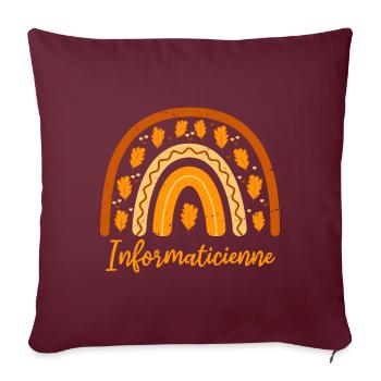 Zum besten Informatiker gewählt| Informatiker - Sofakissenbezug 45 x 45 cm - Burgunderrot - Vorne