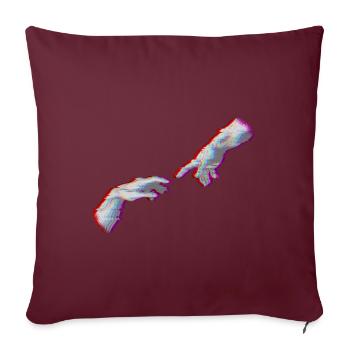 La création d’Adams Vaporwave Aesthetic Art - Housse de coussin décorative 45 x 45 cm - bordeaux - Devant
