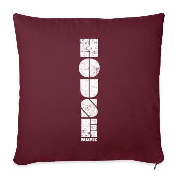 House Music - Housse de coussin décorative 45 x 45 cm - bordeaux - Devant
