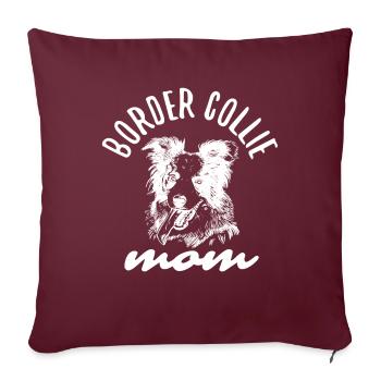 De l’art créatif unique pour Border - Housse de coussin décorative 45 x 45 cm - bordeaux - Devant