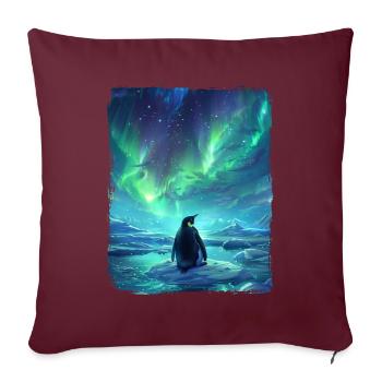 Aurores boréales Animal Aurore boréale Pinchot - Housse de coussin décorative 45 x 45 cm - bordeaux - Devant