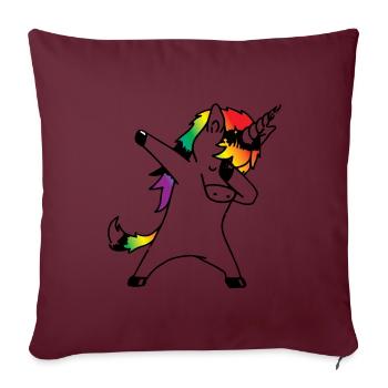 Unicorn unicorn unicorns mythical animal mythical creature - Sofa pillowcase 17,3'' x 17,3'' (45 x 45 cm) - burgundy - Front