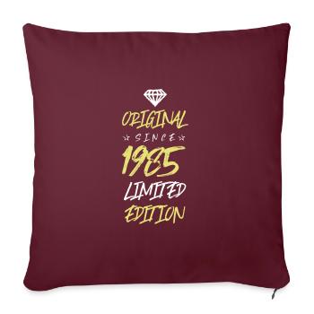 1985 Édition limitée - Housse de coussin décorative 45 x 45 cm - bordeaux - Devant