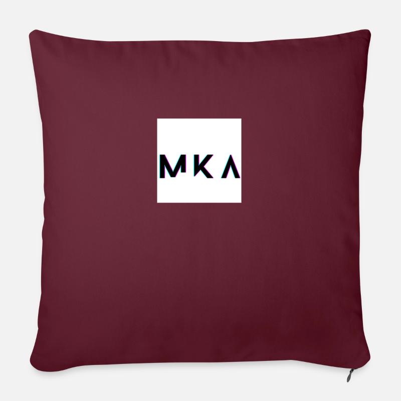 MKA Holo Effect - Sofakissenbezug 45 x 45 cm - Burgunderrot