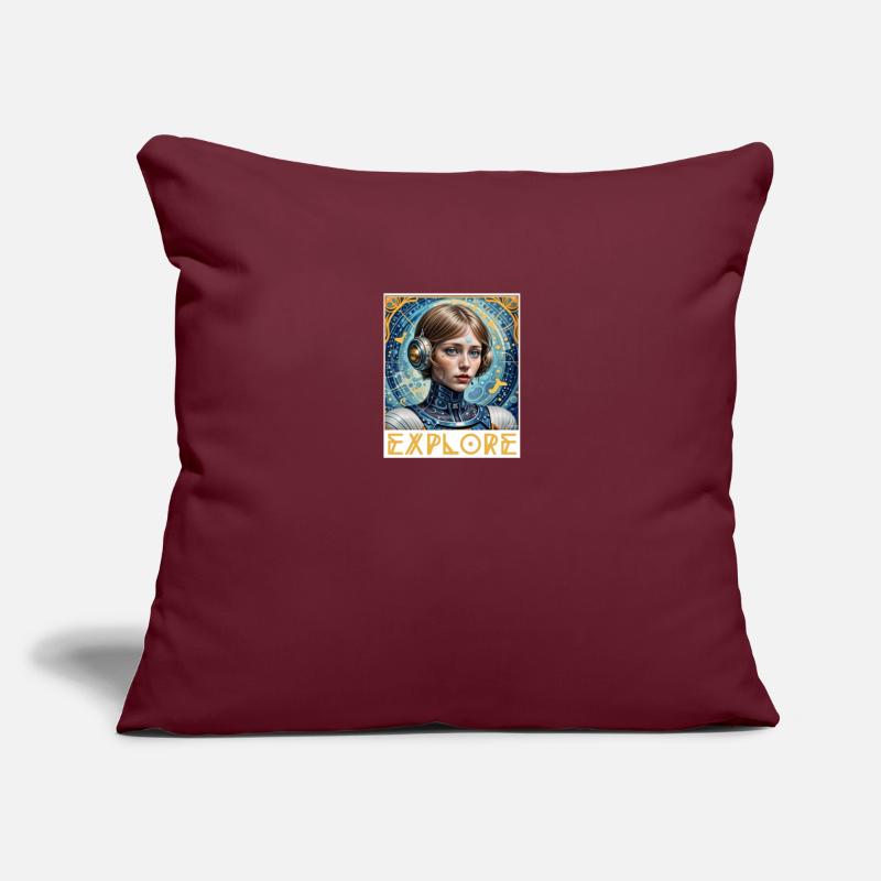 Explore and conquer Sofa pillowcase 17,3'' x 17,3'' (45 x 45 cm)