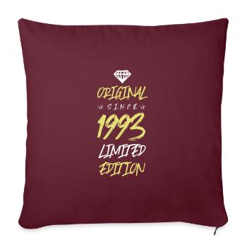 1993 Limited Edition - Sofa pillowcase 17,3'' x 17,3'' (45 x 45 cm) - burgundy - Front