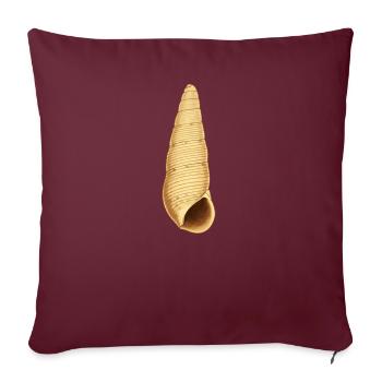 palourde Illustration - Housse de coussin décorative 45 x 45 cm - bordeaux - Devant